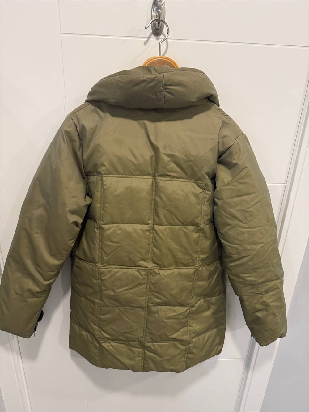 Projek Raw Olive Green Puffer Jacket with Pink Lining size large - Picture 7 of 9